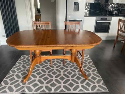 Photo of free Extending dining table and 4 chairs (Garstang PR3) #3