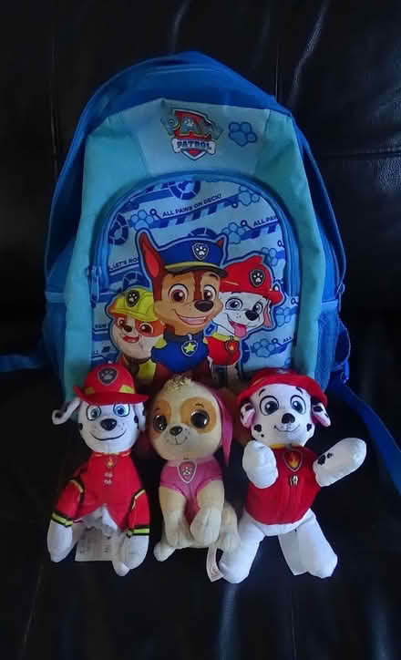 Photo of free Paw Patrol Backpack+ 3 stuffed toys (S8 Lowedges) #1