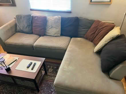 Photo of free Sectional sofa and ottoman (S Parish Pl, Burbank, CA) #1