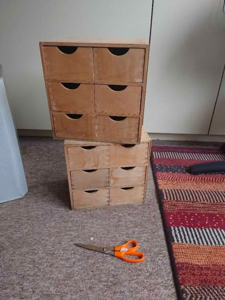 Photo of free Two wooden drawer boxes. (Bear Flat) #1