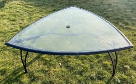 Photo of free Garden table glass top (B48) #1