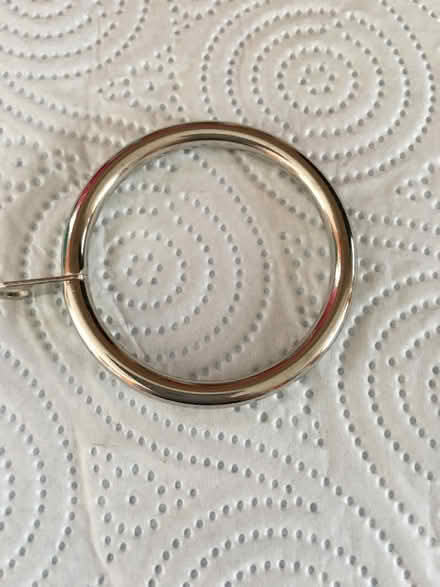 Photo of free Metal silver curtain Rings (Liverpool L6) #4