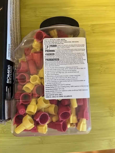 Photo of free Non-Metallic Cable, Wire Connectors (west of Watertown Square) #1
