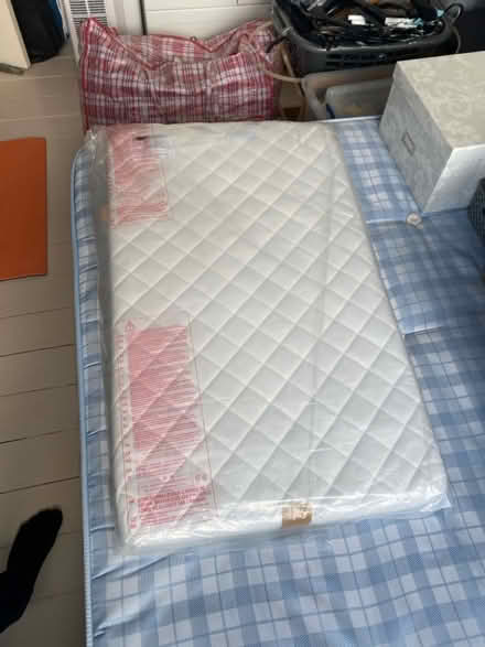Photo of free SMALL Cot Bed Mattress ~90x55cm (Purley CR8) #2
