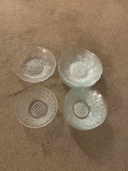 Photo of free Glass dessert dishes (South Oxfordshire OX9) #1