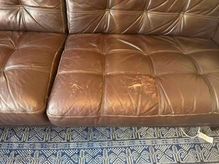 Photo of free Leather Sofa (Carroll Gardens) #3