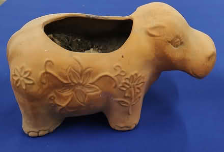 Photo of free Hippo terra cotta planter ((south) Central Park - Denver) #1