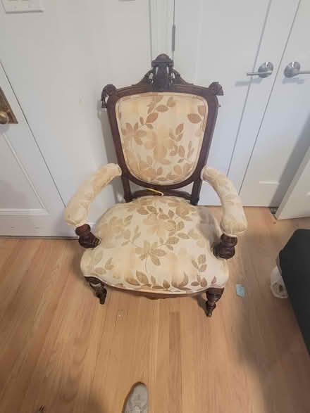 Photo of free 2 matching antique chairs (Upper west side) #1