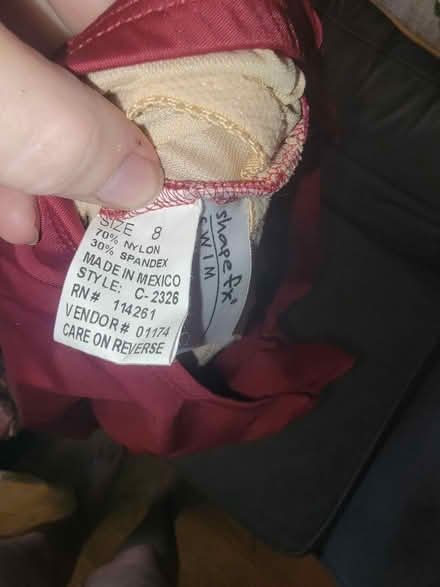 Photo of free Red bathing suit never worn (Prospect heights.) #2