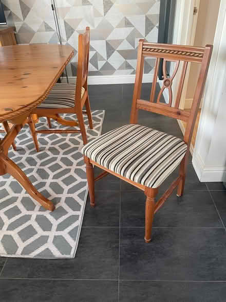 Photo of free Extending dining table and 4 chairs (Garstang PR3) #2