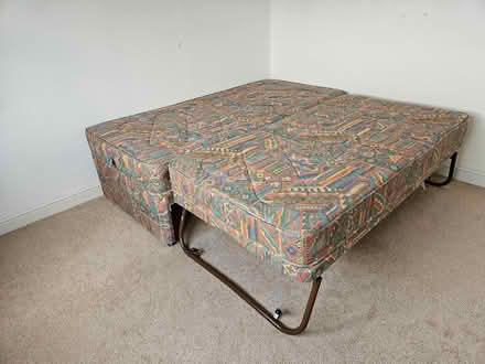 Photo of free 3 feet single bed with trundle and mattresses (Camden) #3