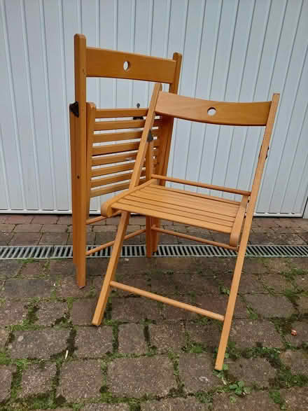 Photo of free Small folding table and chairs (Exeter EX2) #2