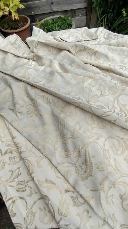 Photo of free Lined drapes heavy brocade (Harden BD16) #3