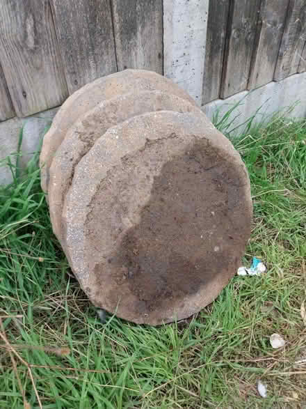 Photo of free 3 Round concrete stepping stones (Hemel Hempstead HP2) #1