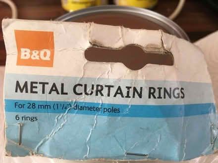 Photo of free 6 gold coloured Curtain Rings (Liverpool L6) #4