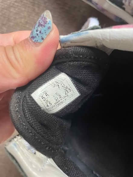 Photo of free Vans shoes (B16 near Canals) #3