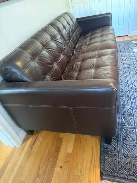 Photo of free Leather Sofa (Carroll Gardens) #4