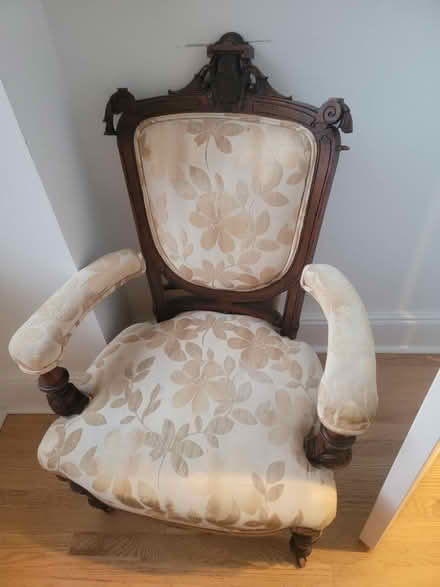 Photo of free 2 matching antique chairs (Upper west side) #2
