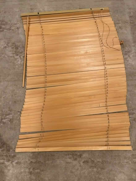 Photo of free Wood Venetian blinds (Rockville, MD) #1