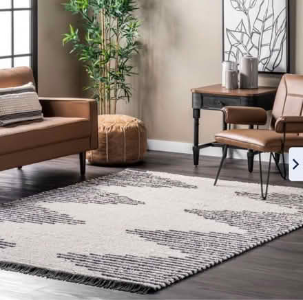 Photo of free 6’7” x 9’ living room rug (Gold Coast) #2