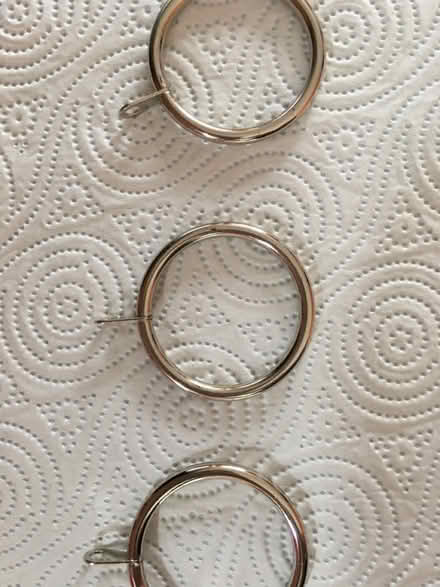 Photo of free Metal silver curtain Rings (Liverpool L6) #2