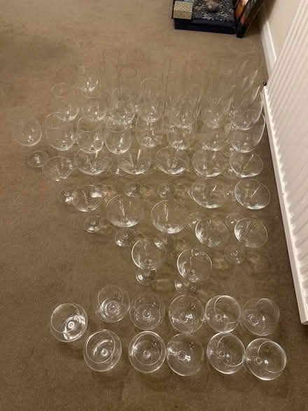 Photo of free Selection of glasses, lager, wine, martini and brandy (South Oxfordshire OX9) #1