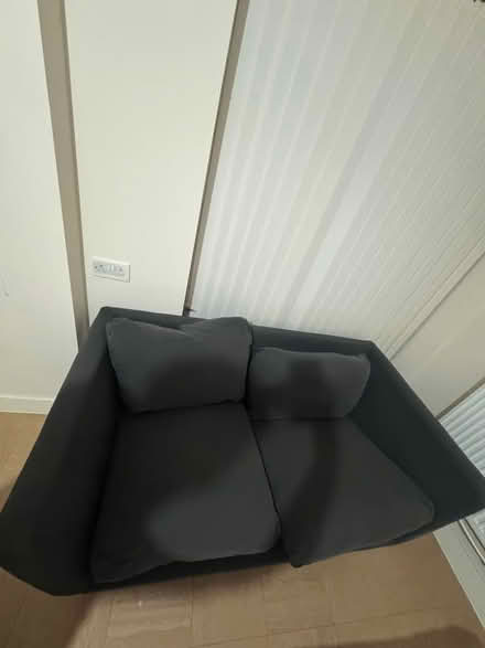 Photo of free Grey large two seater sofa (SW9) #2
