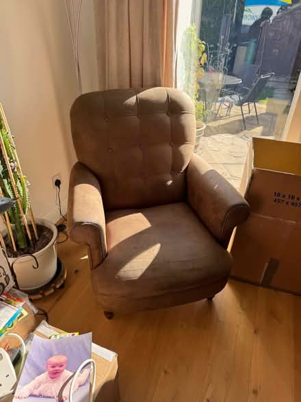 Photo of free Three piece suite (Wickford SS12) #4
