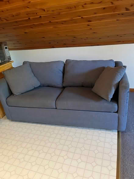 Photo of free Jean blue sofa couch (Tahoe Donner) #4