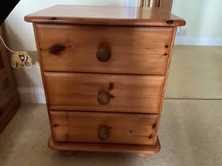 Photo of free 2 bedside pine tables (Seaford BN25) #1