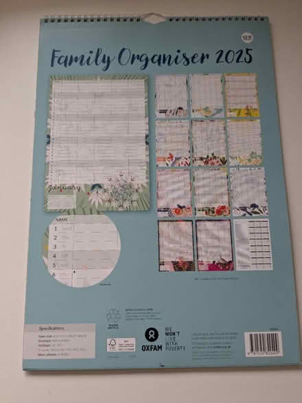 Photo of free 2025 Family planner - new (Southbourne, Dorset BH6) #2