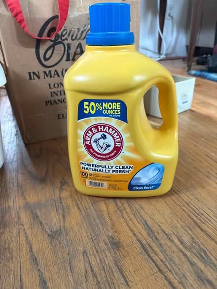 Photo of free Arm & Hammer laundry detergent (Waltham near Belmont line) #1