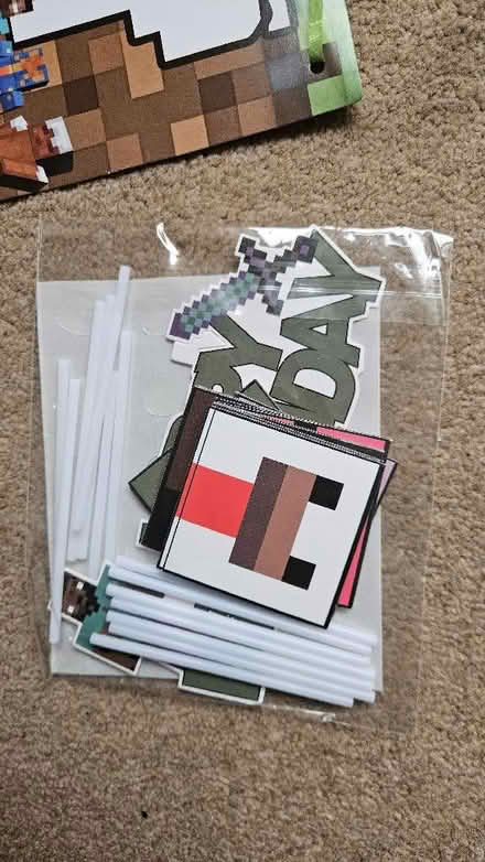 Photo of free Minecraft Birthday decorations (Surrey Heath GU15) #2