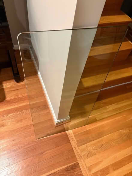 Photo of free Clear glass tabletop 20" by 40" (Rockville 20853) #1