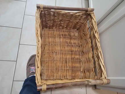 Photo of free Large Wicker Basket (Near Downtown Ypsilanti) #3