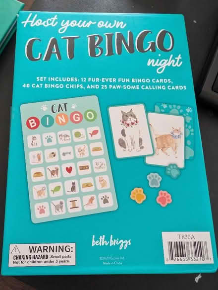 Photo of free Cat bingo game (Crewe CW1) #2