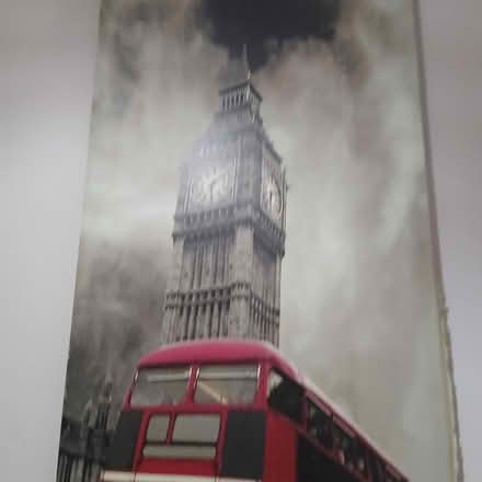 Photo of free A poster of Big Ben and London Bus (Rm1 4sh) #3