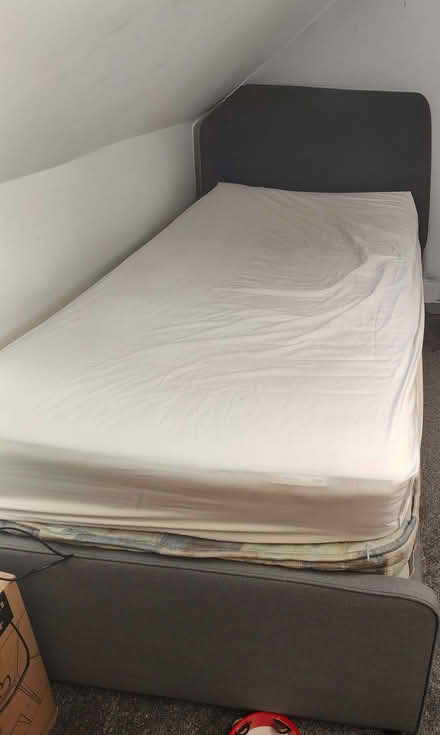 Photo of free Grey single bed (Warton PR4) #2