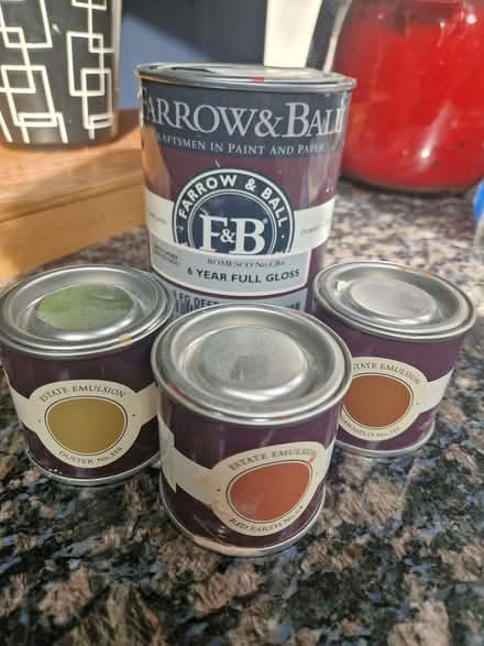 Photo of free Farrow and Ball paints (Cherry Orchard SY2) #1
