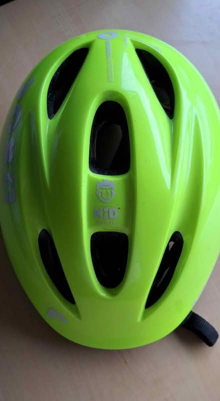Photo of free Green kids bike helmet (OX14 off Colwell Drive) #1