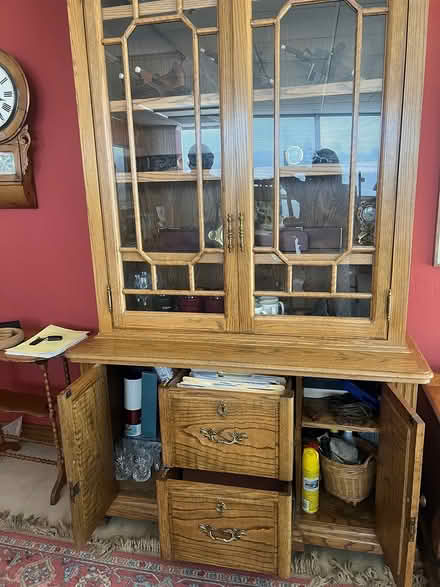 Photo of free Book case with glass doors (Valencia) #4