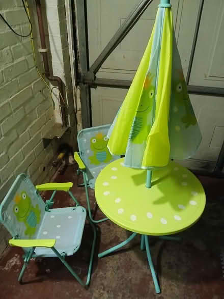 Photo of free Kids outdoor table and chairs (Spondon DE21) #1
