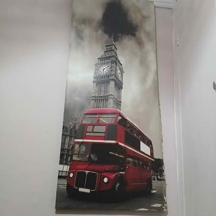 Photo of free A poster of Big Ben and London Bus (Rm1 4sh) #1