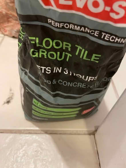 Photo of free Grout powder (Denton) #1