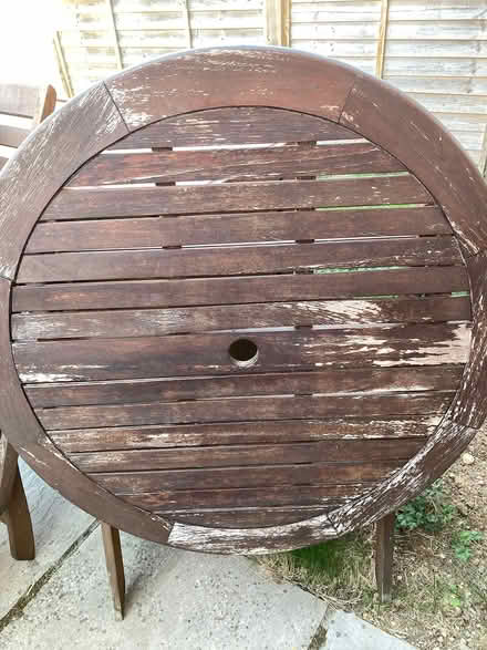 Photo of free 4 wooden chairs and table (Collect from CO10) #2
