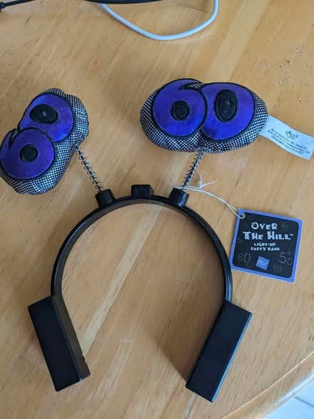 Photo of free 60th birthday head band (Belford, N.J.) #1