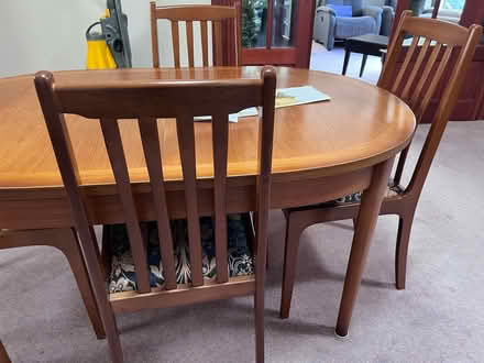 Photo of free Nathan dining table and 4 chairs (Ex4 4aa) #2