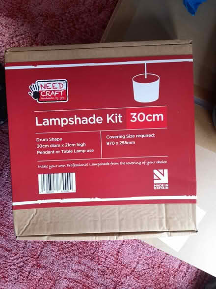Photo of free Lampshade kit (Cookhill B49) #1