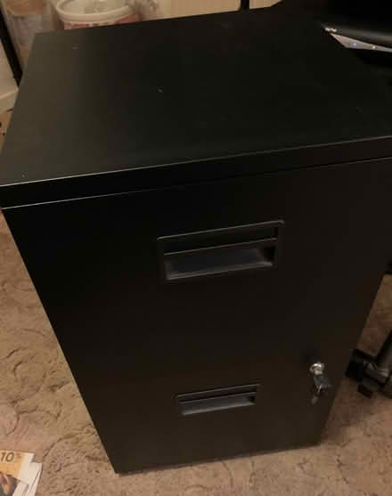 Photo of free 2 drawer lockable filing cabinet (Upton Park E6) #1
