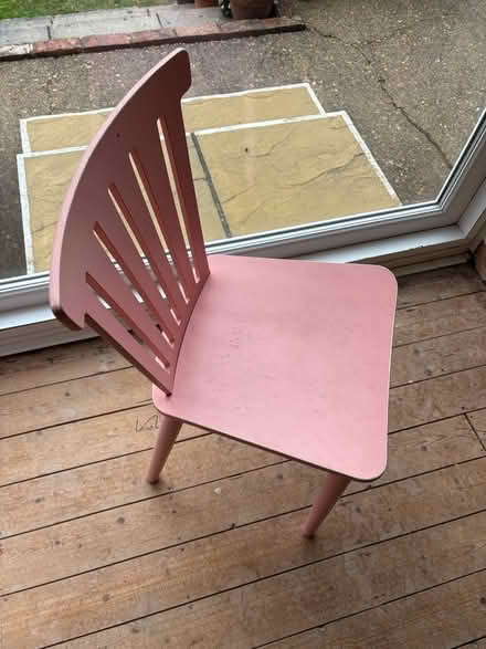 Photo of free Wooden Desk Chair (RG31 6RL) #2